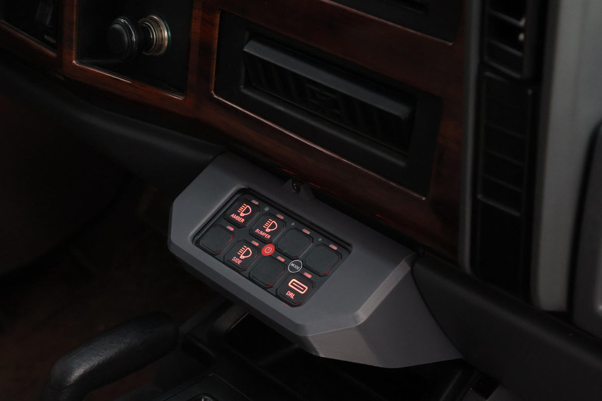 8 Gang Switch Mount - Ashtray Replacement