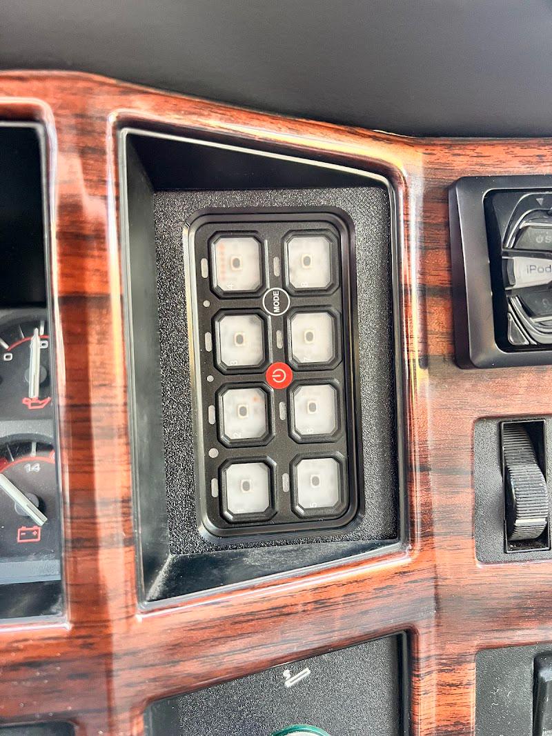 Panel Mount - 8 Gang Switch