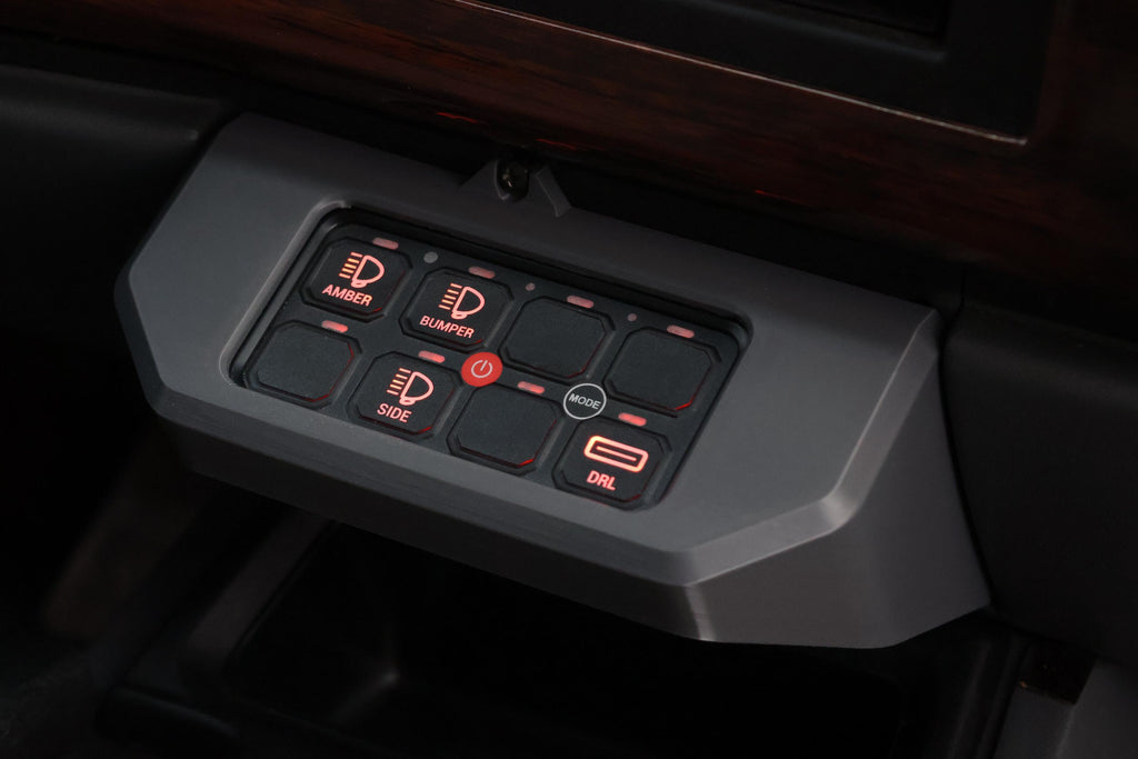 8 Gang Switch Mount - Ashtray Replacement