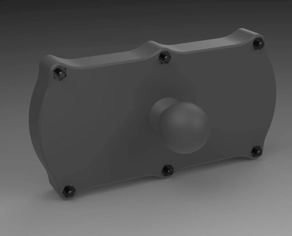 Dynojet PV3 Mount - Ball Mount 1" - RAM Mount Size B