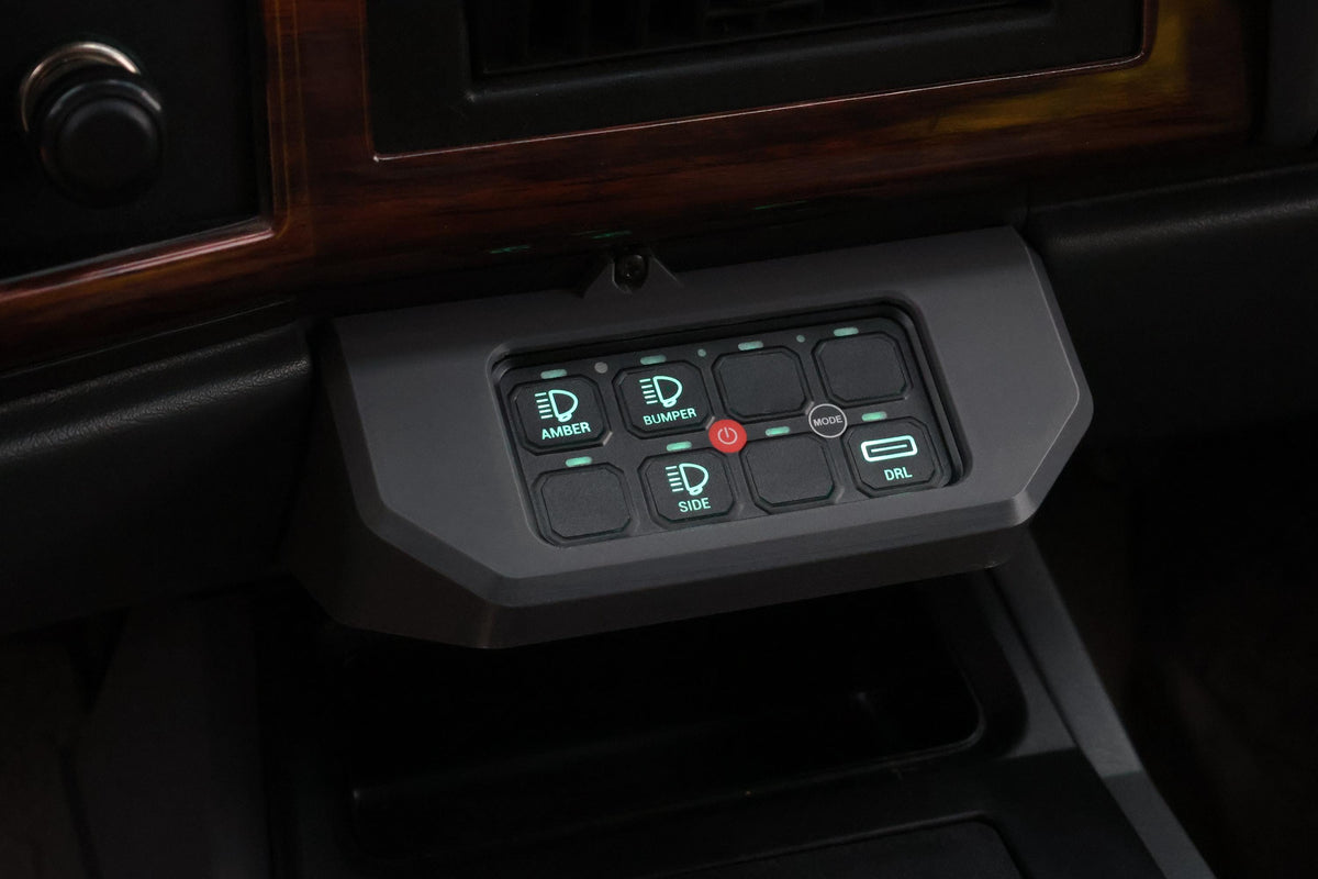 8 Gang Switch Mount - Ashtray Replacement